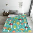 thumbnail image 5 of Sikiie Mushrooms Ultra-Soft Micro flannel Blanket Luxury All Seasons Warm Blanket for Bedding Sofa and Travel (4 sizes)-80"x60", 5 of 7