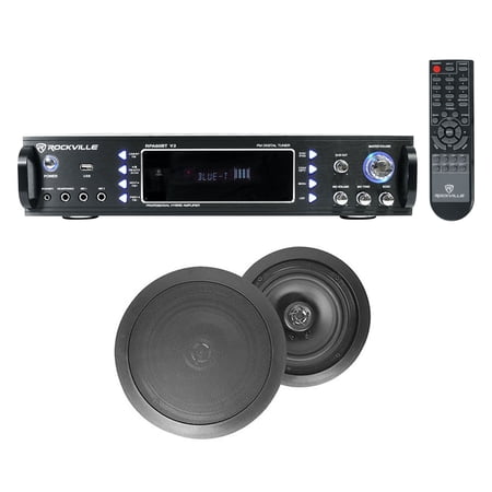 RPA60BT Home Theater Bluetooth Receiver + (2) 8  Black In-Ceiling Speakers price history on PriceWatchPro