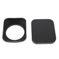 thumbnail image 1 of Camera Lens Hood, Square Metal Screw in Mount Lens Hood Shade with Cap, for DSLR SLR Cameras, 1 of 7