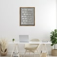 thumbnail image 3 of Stupell Industries Inspirational Office Phrases Text & Numbers Painting Brown Floater Framed Canvas Art Print Wall Art, 25 x 31, 3 of 10