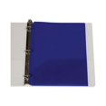 thumbnail image 5 of Two-Pocket Heavyweight Poly Portfolio Folder, 3-Hole Punch, 11 x 8.5, Blue, 25/Box | Bundle of 5 Boxes, 5 of 5