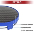 thumbnail image 5 of Unique Bargains 60 mm 2.36" Carbon Fiber Pattern Blue Black Wheel Hub Center Caps Wheel Hub Caps Covers Protectors, 5 of 6