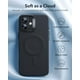 thumbnail image 5 of Funda de teléfono ESR para iPhone 16 Plus con silicona negra MagSafe, 5 of 9
