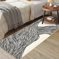 thumbnail image 4 of Modern Washable Runner Rug - Abstract Striped Carpet, Non-Slip Low Pile, Mark Resistant, Machine Washable Accent Rug - Entryway, Hallway, Kitchen, Laundry, Bedroom, Living Room, 4 of 51