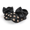 thumbnail image 5 of Baby Girls Soft Soled Bowknot Dress Shoes Flats Newborn Anti-slip Crib Shoes Prewalker 0-28M, 5 of 5