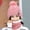 Pink, variant on Winter Set for Daily Commuters Soft Warm Cap and Scarf Compact Easy to Pack in Bag Hat Scarf