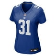 thumbnail image 2 of Women's Nike Nic Jones  Royal New York Giants Team Game Jersey, 2 of 7