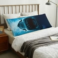 thumbnail image 5 of KLL Ultra Soft Microfiber Body Pillow Cover/Pillowcases 20"x54" with Hidden Zipper Closure-Open-Mouthed Shark, 5 of 5