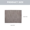 thumbnail image 4 of 4 Count Placemats Wedding Decoration Anti-skid Coaster Dish Linen Napkin Delicate, 4 of 6