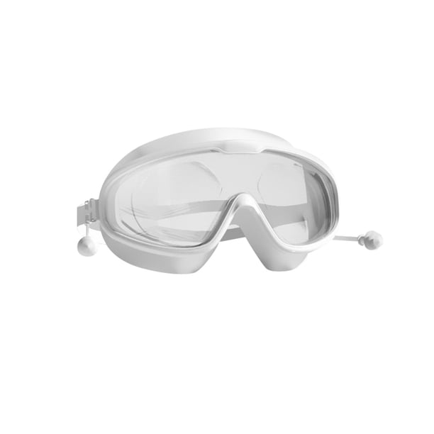 gafas de natación,gafas de natación para mujeres hombres adultos gafas antivaho,Gafas de natación con tapones para los oídos Piscina impermeable,Marco ancho grande ajustable de