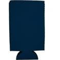 thumbnail image 2 of Blank Neoprene Collapsible 16 oz. Can Coolie (12 Pack, Navy), 2 of 7