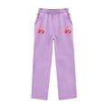 thumbnail image 3 of MEZZALL Outfit Sets Girls 2 Piece Sweatsuit Cherry Print Long Sleeve Hooded Sweatshirt With Sweat Jogging Sweatpants Outfits Stylish Daily Clothes Sets, 3 of 3