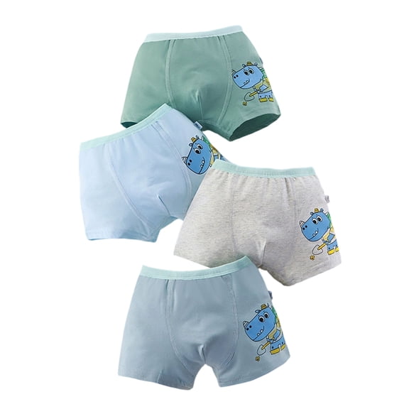 Wxirdiow Little Boys Boxer Briefs Baby Boys Trainer Underwear Little Kids Underpants Potty Toddler Boys Boxer Briefs Multiple Pack Of 4 Light Pink Size,5-6 Years