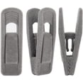 thumbnail image 1 of Clips de plástico para colgar ropa, clips de agarre resistentes para uso con perchas de terciopelo de línea delgada Ormromra, 1 of 5