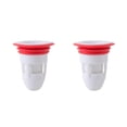 thumbnail image 4 of Billuyoard Núcleo de drenaje de piso Desodorante extraíble Reemplazo de accesorios para el hogar Baño Tapón de inodoro Colector de pelo Repelente de Blanco 2piezas, 4 of 6