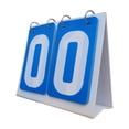 thumbnail image 3 of Tableau de Bord Multisport 2 Chiffres Durable, Tableau de Pointage à Retournement, pour Bleu, 3 of 8