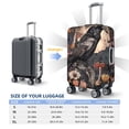 thumbnail image 4 of Hirioo Moonlit Crow Blossoms for Elasticity Suitcase Cover (No luggage Included) Durable Luggage Protector Fits 18-32 Inch Luggage-Large, 4 of 7