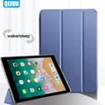 thumbnail image 2 of Étui pour Tablette pour Apple ipad Air 2 9,7 Pouces Air2 2014 Intelligent Veille Réveil Trifold Protection Complète à Rabat Support pour A1566 A1567 Soie Rouge ipad Air1, 2 of 6