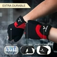 thumbnail image 4 of Atercel Workout Gloves for Men Women Gym Weight Lifting Gloves With Hooks Red XS, 4 of 8
