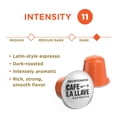 thumbnail image 2 of Cafe La Llave Decaf Espresso Pods: 40 Dark Roast Latin-Style Coffee Capsules, Intensity 11, 2 of 6