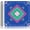 Navy Blue, variant on Mahjong Mat - Elegant Pink with Lace Trim | Non-Slip Rubber Gaming Mat & Noise Reducer | for Mahjong Tiles, Poker, Cards, Dominoes, Board Games | 32.4x32.4 Inch
