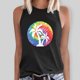 thumbnail image 2 of Gibobby Mujeres Casual Cocotero Impresión Mangas Cuello Redondo Camiseta Suelta Blusa Tops(Negro,G), 2 of 4