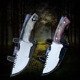 thumbnail image 2 of TRACKER® Survivalist Stainless Steel knife 2 Pcs Set For holidays With Leather Sheath, Gift For Holidays, Survival Knife, Hunting Knife, 2 of 4