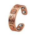 thumbnail image 6 of Wollet Pure Copper Magnetic Rings for Women, Christian Jewelry Rings with 4 Magnets, Jesus Rings, 6 of 8