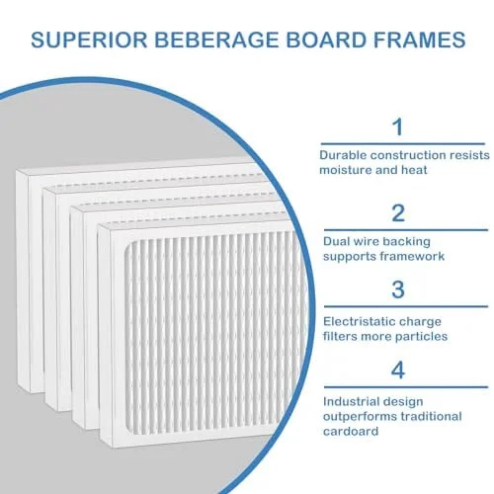 Dehumidifier Filter Replacement 14 x 17.5 x1.75 MERV 13  Compatible with Santa Fe Advance90 & Honeywell humidifier filter replacement (4 Pack)