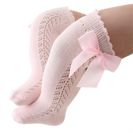 

Baby Knee High Sock Toddler Girl Dress Socks Baby Knit Stocking Cotton Infant Girls Socks