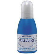 Tsukineko Brilliance Mediterranean Blue Ink Refill