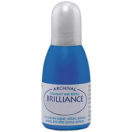 Tsukineko Brilliance Mediterranean Blue Ink Refill