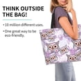thumbnail image 4 of Fuzoiu Owl And Floral Print Tote Bags for Women,Shoulder Bag, Gym Tote,Top Handle Ladies Shoulder Bags for Work Beach Travel and Shopping Grocery, 4 of 9