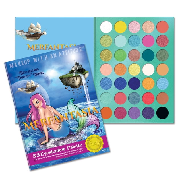 Paleta de sombras de ojos Merfantasia de Rude Cosmetics - Libro 8