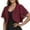 Wine, variant on jjayotai Womens Short Sleeve Shrug, Cropped Bolero Open Front Chiffon Cardigans for Evening Dress