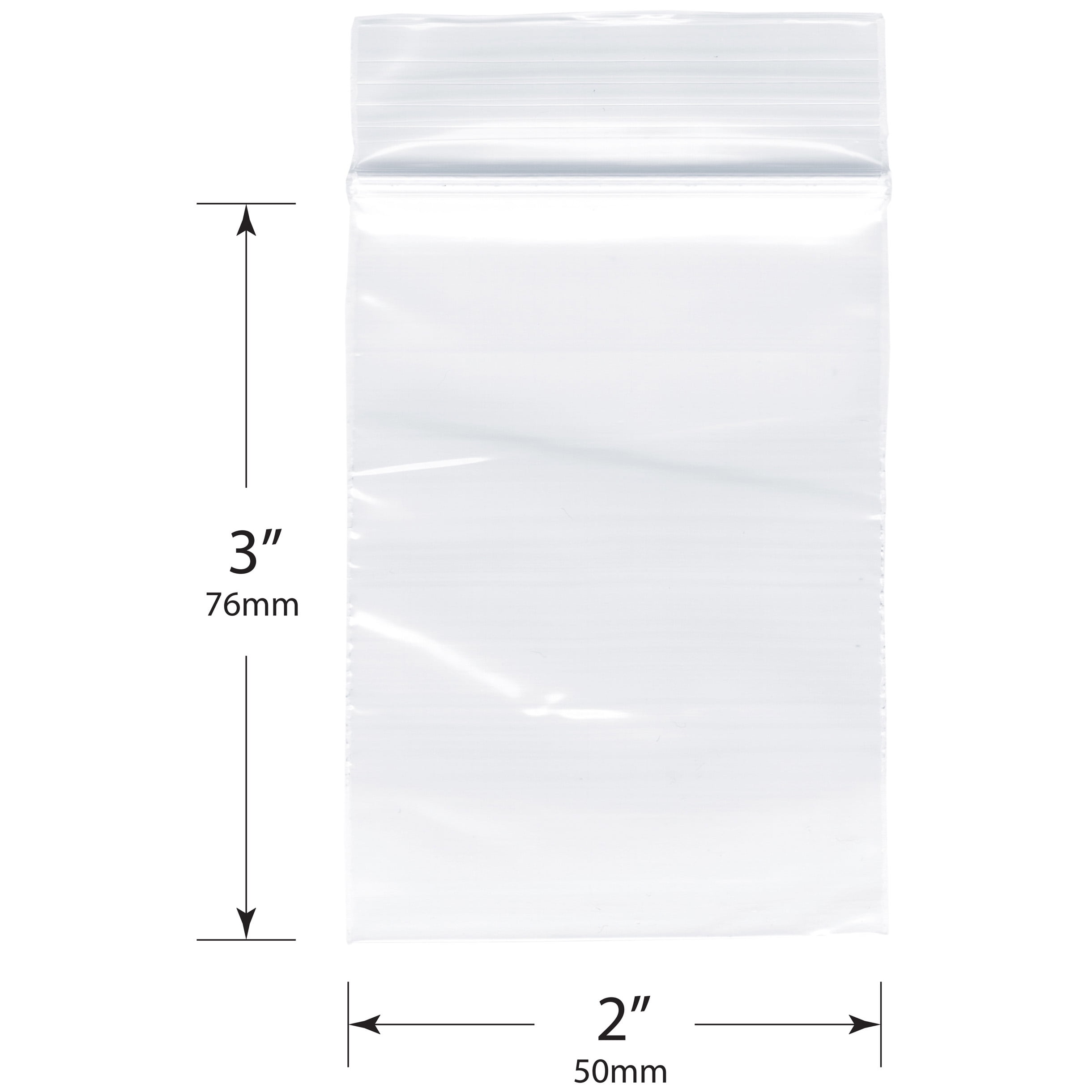 2 x 3 Resealable Zip Bags by Bead Landing in Clear | Michaels