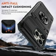 thumbnail image 3 of Case for iPhone 16 Pro Max/16 Pro/16 Plus/16, Heavy Duty Hard Shell with Card Slot Magnetic Ring Anti -Scratch Cover, 3 of 7