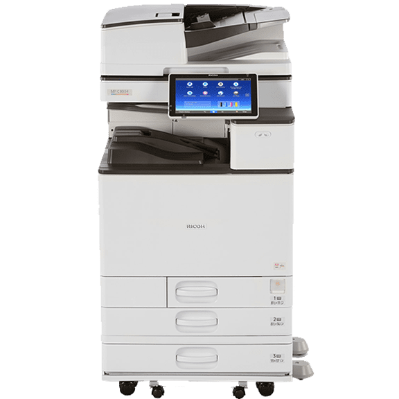 Restored Ricoh MP C6004 Color Laser Multifunction Printer Copier Scanner 60 PPM Duplex Network