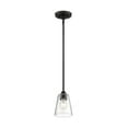 thumbnail image 2 of 60/7280-Nuvo Lighting-Bransel-1 Light Mini Pendant in Vintage Style-12.63 Inches Wide by 18.63 Inches High-Matte Black Finish    -Traditional, 2 of 6