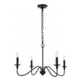 thumbnail image 1 of Living District LD5006D30MB Rohan 4 Light Matte Black Ceiling Pendant, 1 of 1