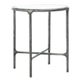 thumbnail image 4 of SAFAVIEH Couture Jessa Glam Glass Top Metal Round End Table, Silver, 4 of 8