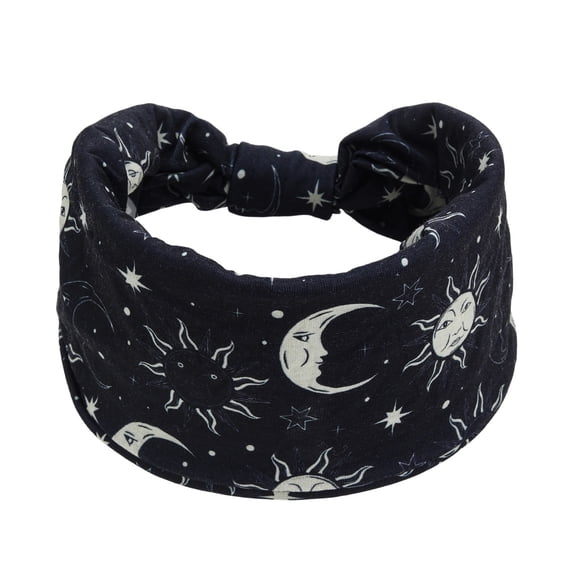 Womens Bandanas Wide Extra Large Turban Wrap Non Slip Sport Workout Headbands for Women Beige One Size