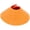 L orange, variant on Parrot Elizabethan Collar, Parrot Anti-bite Collar, Adjustable Breathable Cone Collars, for Parrots Conure Cockatiel Budgie