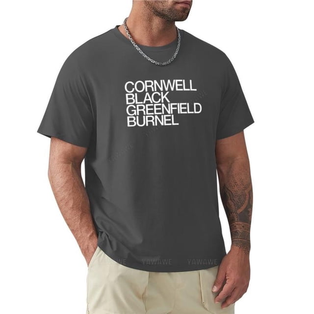 Camiseta de palabras blancas CBGB04 para hombre tops de talla grande de moda coreana camisetas gráficas divertidas camisetas de verano para hombre