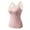 Pink, variant on Riecok Shapewear Bodysuit for Women Shapewear for Women Tummy Control Bodysuit Round-Neck Built-In Bra Button Warmth Winter Fall Fashion Shaper Slimming Girdles Beige L