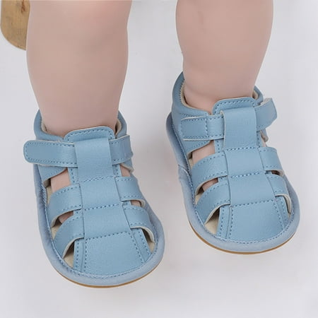 

Sandals Boys Boys Water Sandals Soft Boy Sandals Hiking Sandals Kids Infant Sandals Boys Cool Kid Sandals Baby Flat Sandals Blue 11