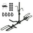 thumbnail image 1 of 2" Hitch Bike Rack for 2 Bikes, 160lb Capacity, Folding Platform Carrier for Cars/SUVs/Trucks/RVs, 5" Tire Max., 1 of 18