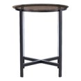 thumbnail image 3 of SEI Meubles Sandrille Table d'Extrémité Ronde W / Éclairage LED, 3 of 3