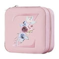 thumbnail image 2 of JingChun Jewelry Organizer Box, Pink, Small Jewelry Organizer for Women, Jewelry Travel Organizer, Ring Organizer Necklace Organizer Earring Organizer Box, 2 of 4