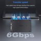 thumbnail image 5 of Ssd Caso Caja de disco duro NGFF a SATA3 M.2 de 2,5 pulgadas para computadora portátil (M.2 a SATA de 7 mm), 5 of 7